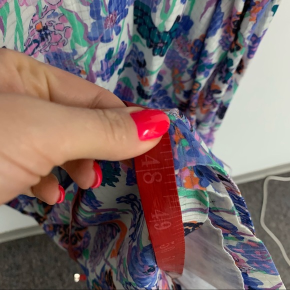 Tanya Taylor wrap cotton floral Frida Dress Sz 8 NWT - Picture 6 of 9